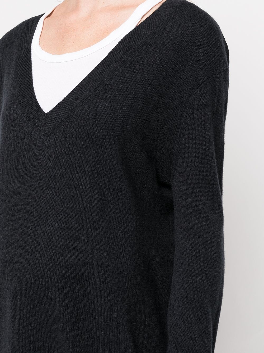 V-neck knitted top - 5