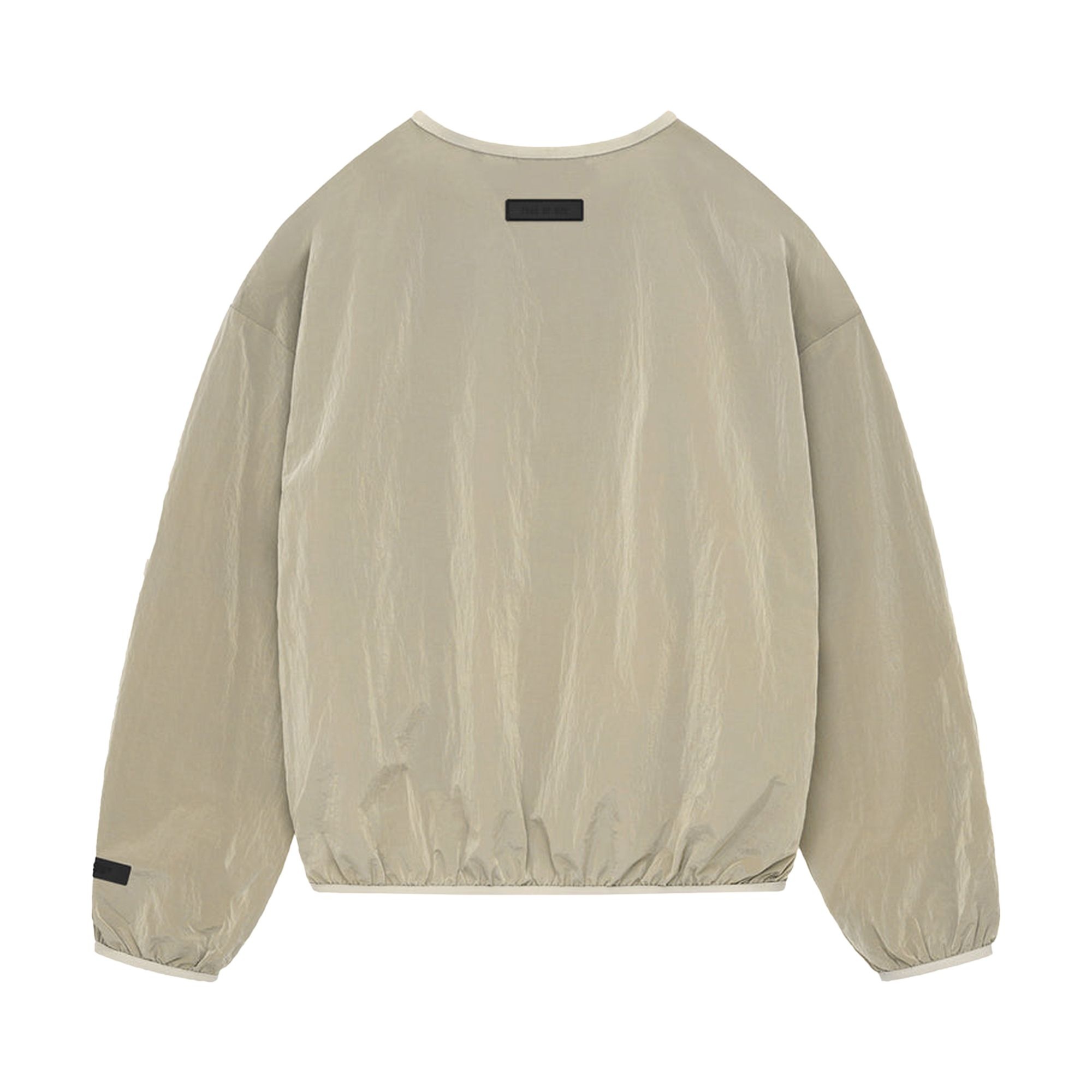 Fear of God Essentials Crinkle Nylon Pullover Crewneck 'Garden Yellow' - 2