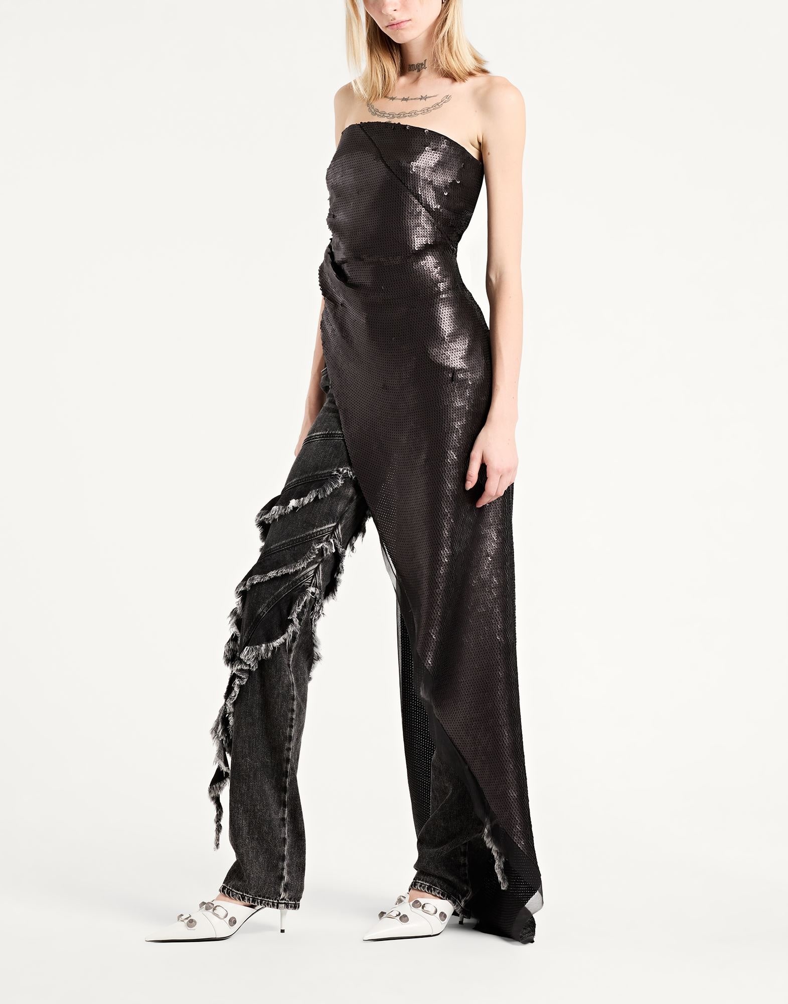 Black Women's Silk Top - 2