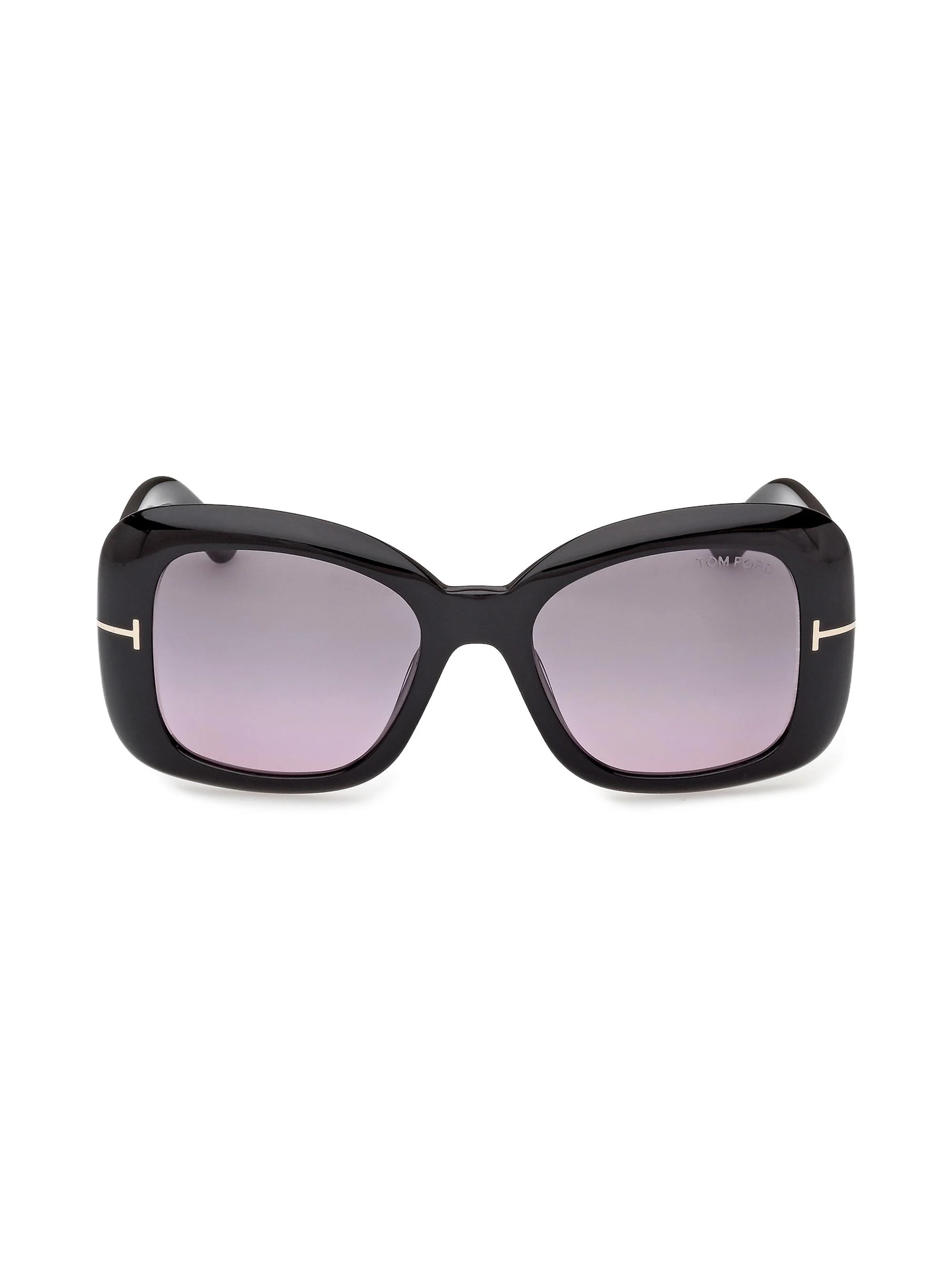 Women's Sandra-02 52MM Square Sunglasses - Black Purple - 1