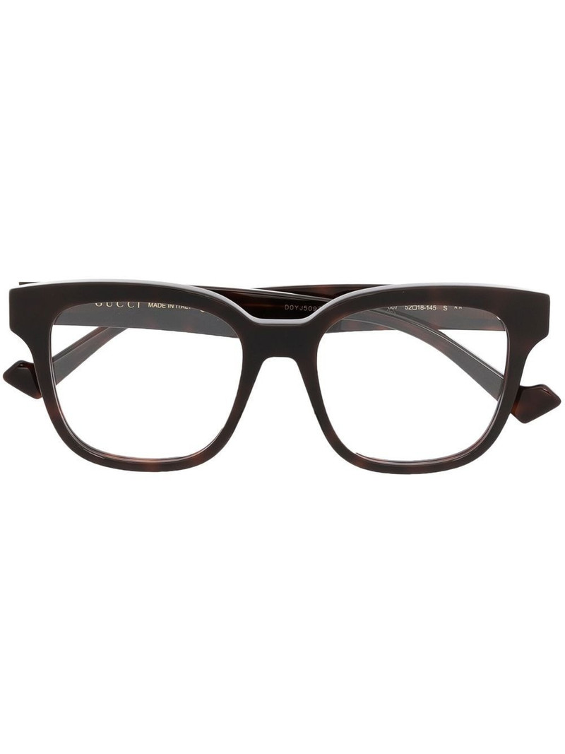square-frame optical glasses 1
