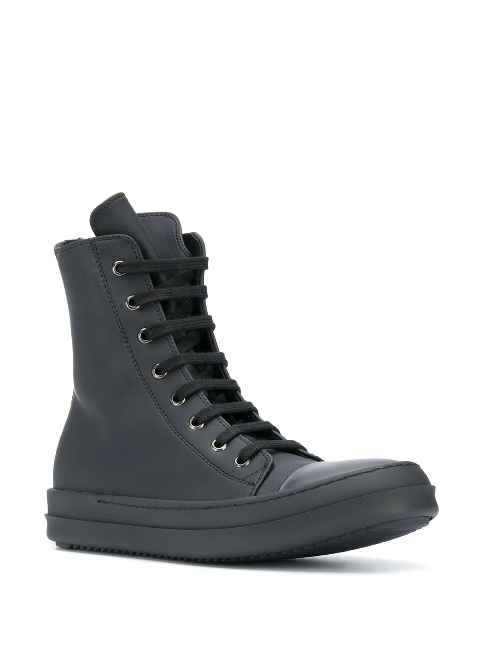 zipped high-top sneakers - 2