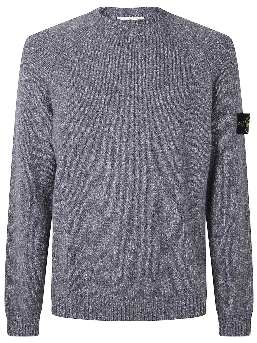 Stone Island "Fancy Yarn With Mouliné" Wool Crew Neck Clothing - 1