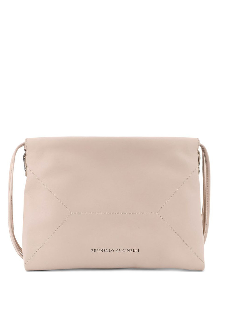 logo-lettering shoulder bag 1