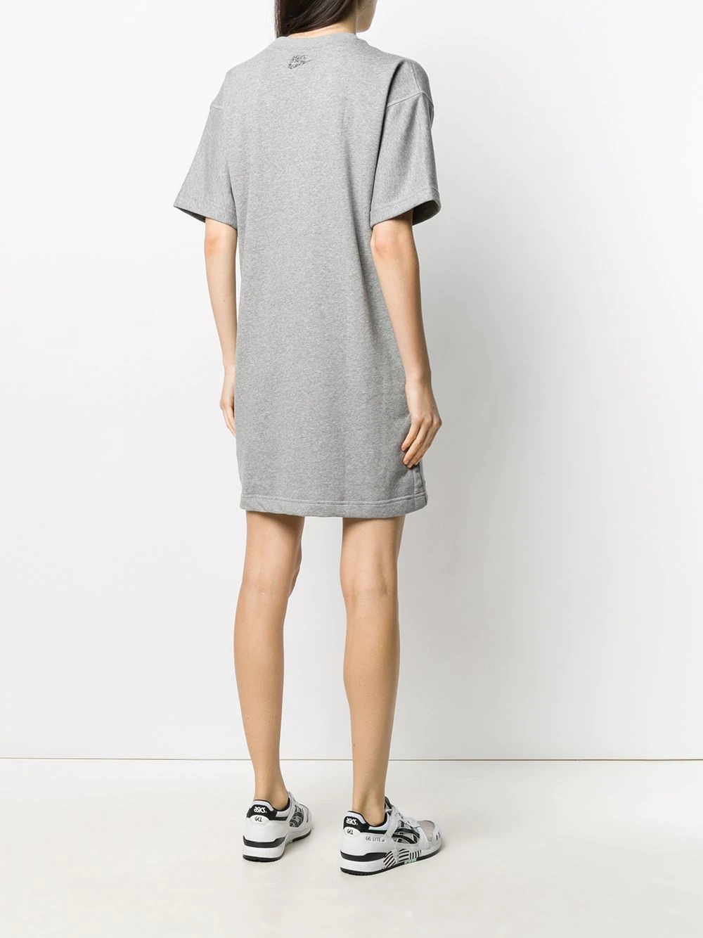 terry-cloth logo T-shirt dress - 4