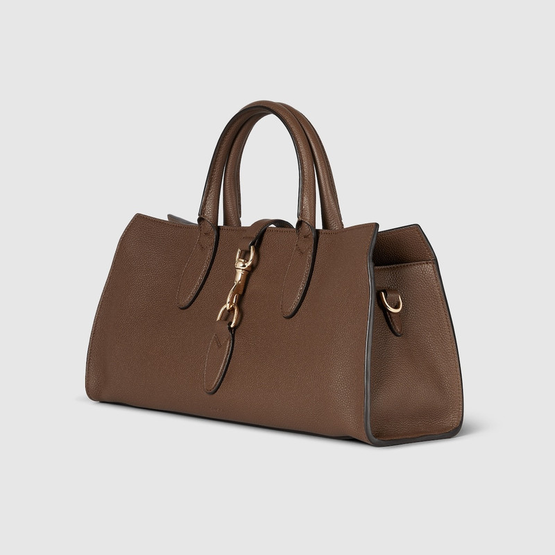 GUCCI Medium tote bag with hook closure outlook