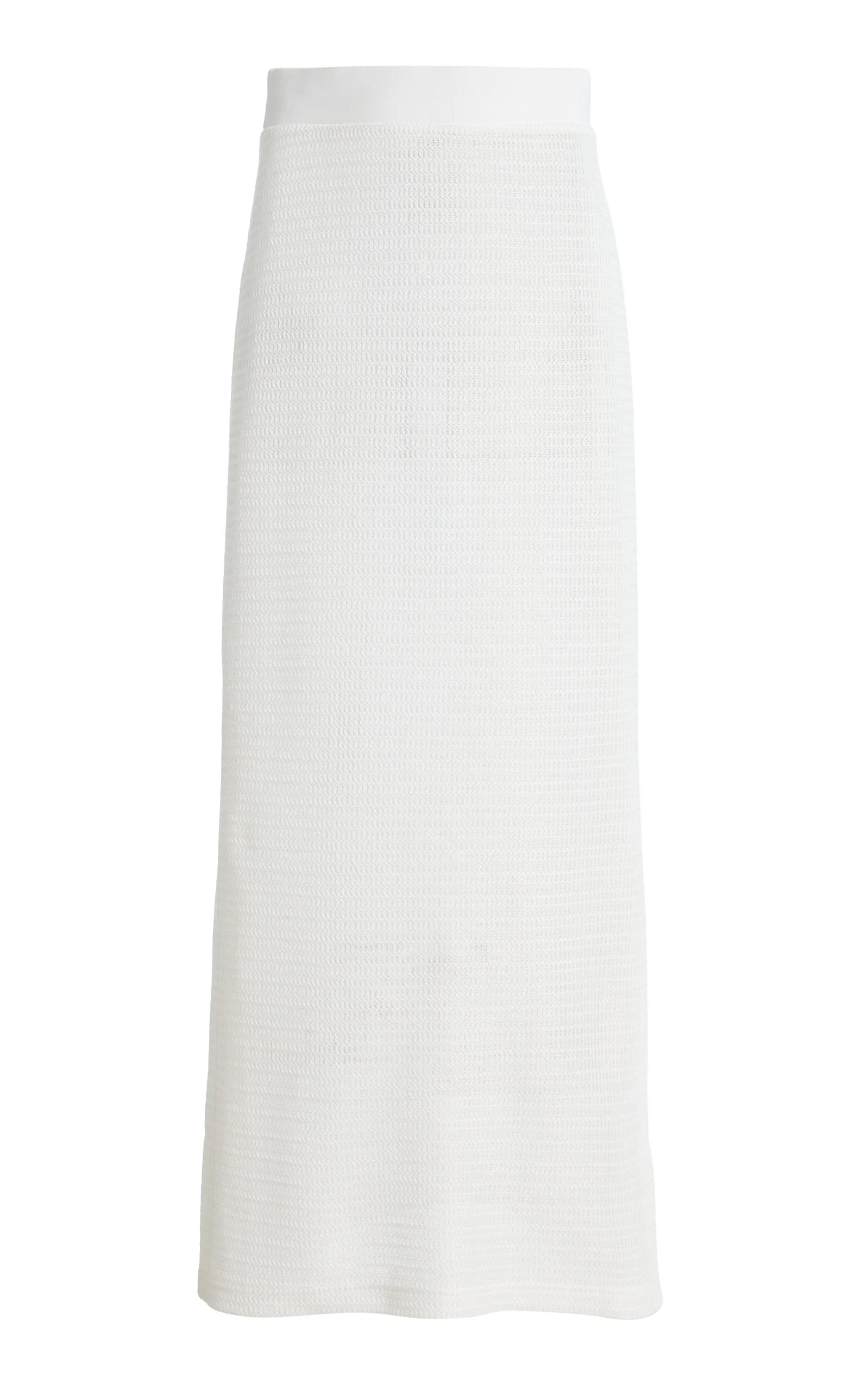 Nicky Crocheted Midi Skirt white - 1