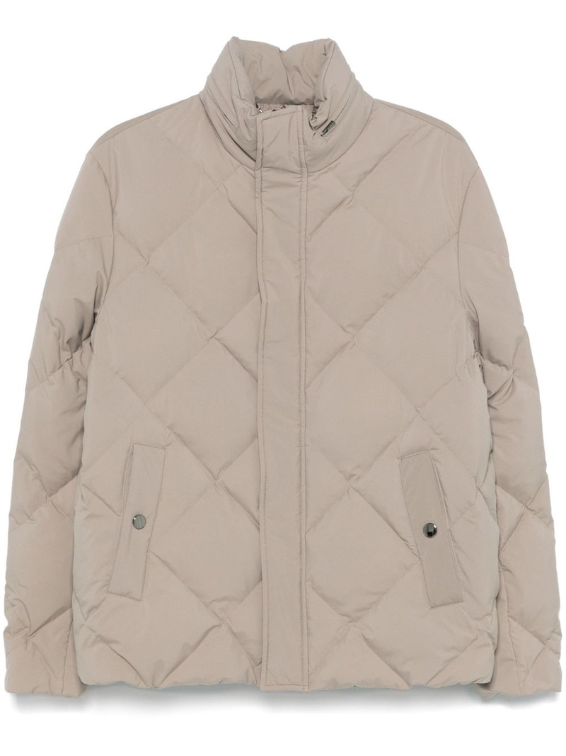 diamond-quilted jacket 1
