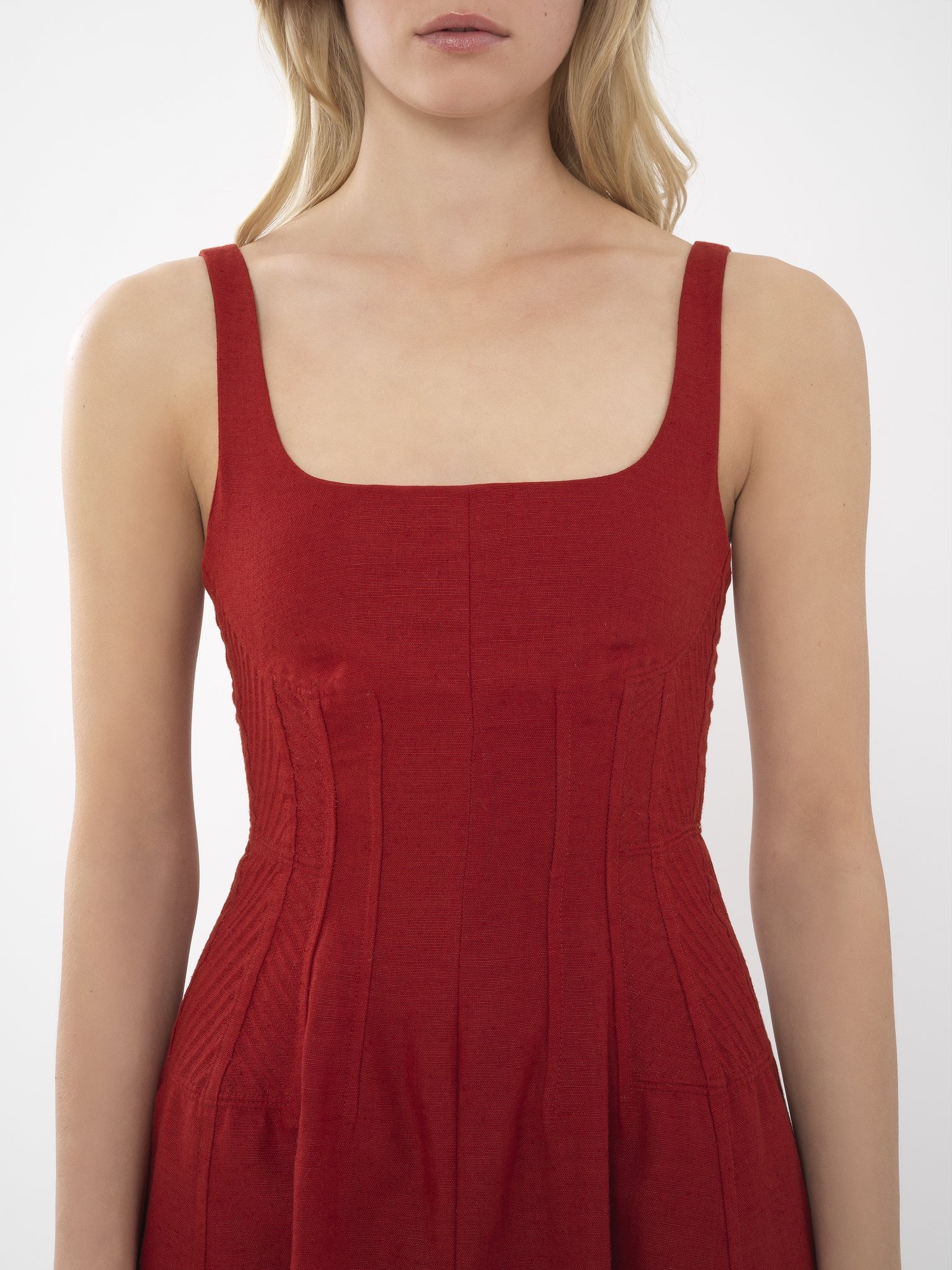 SLEEVELESS MIDI DRESS - 6
