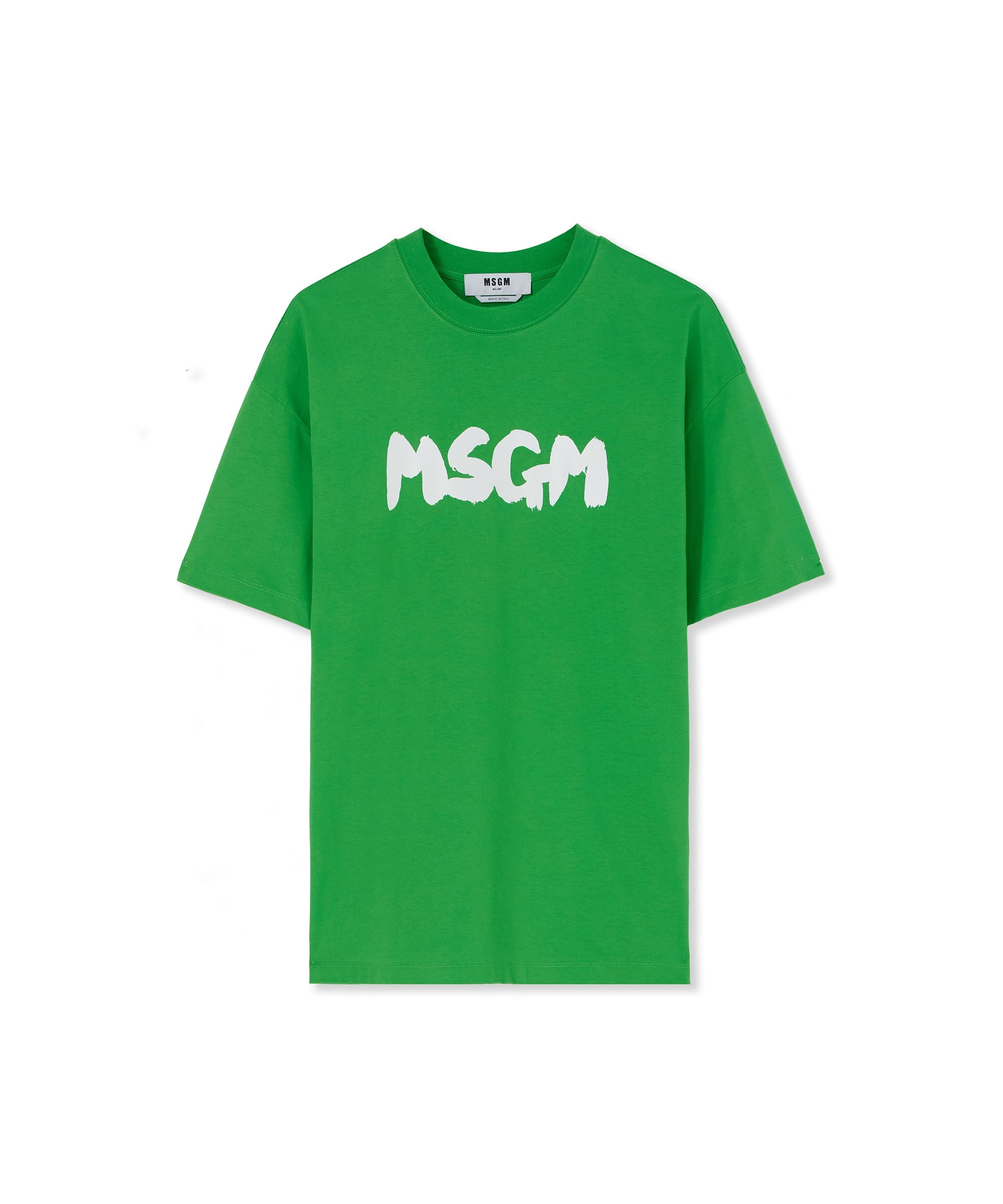 T-Shirt with new brushstroke logo - 1
