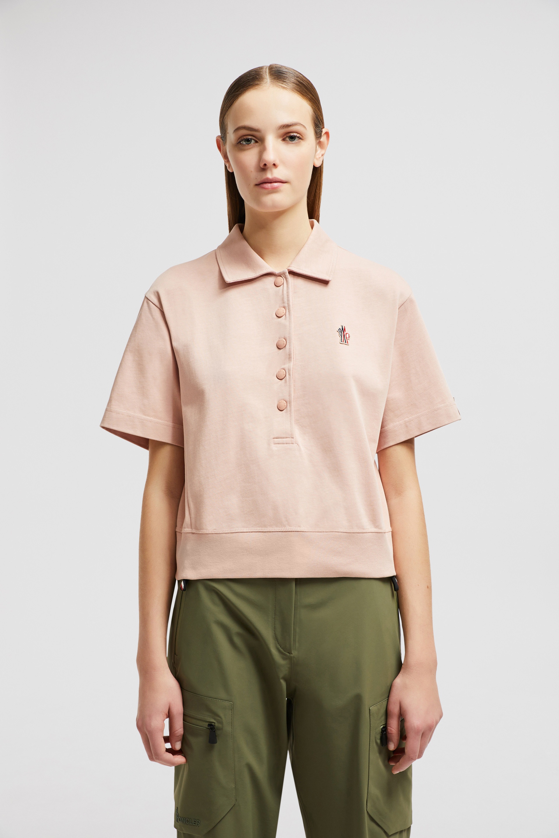 Logo Patch Cotton Polo Shirt - 3