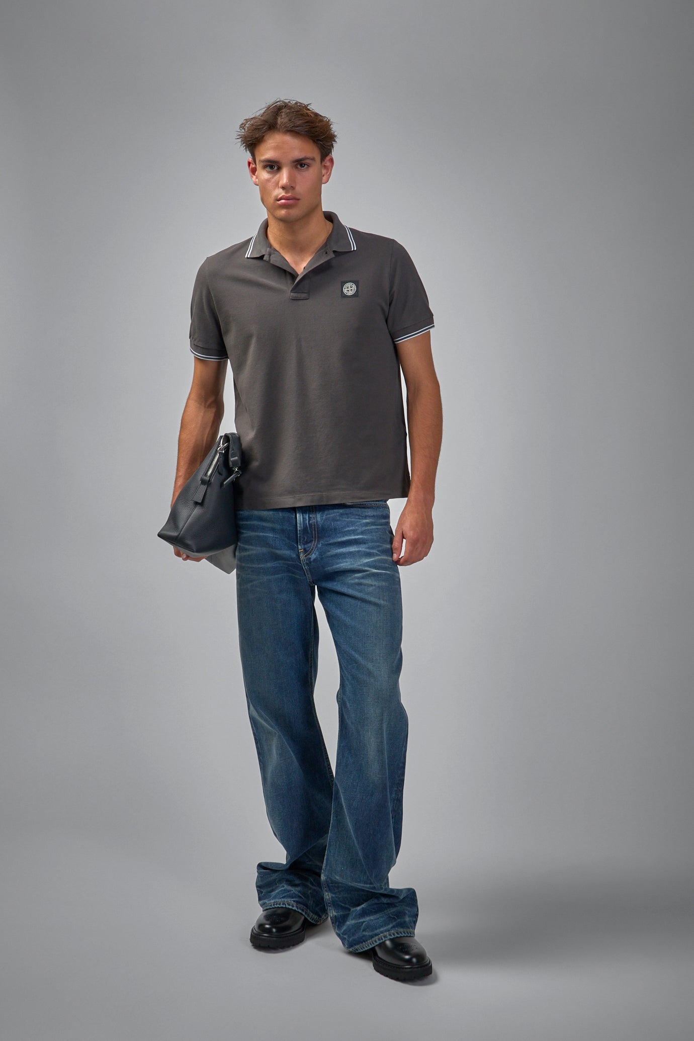 Slim Fit Short Sleeve Polo Shirt - 2