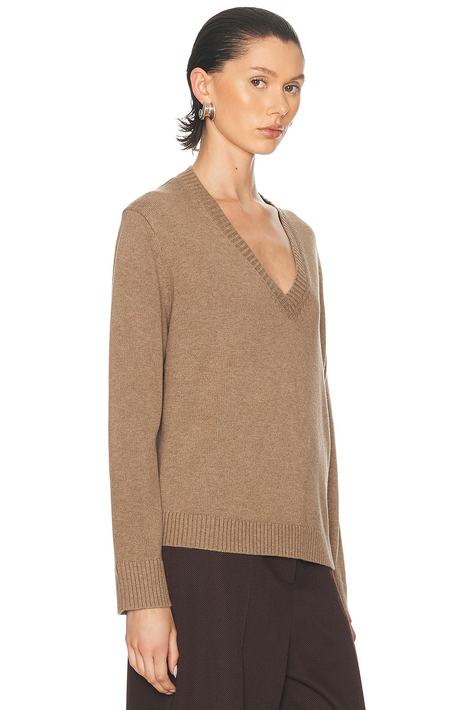 Simone V Neck Sweater - 2