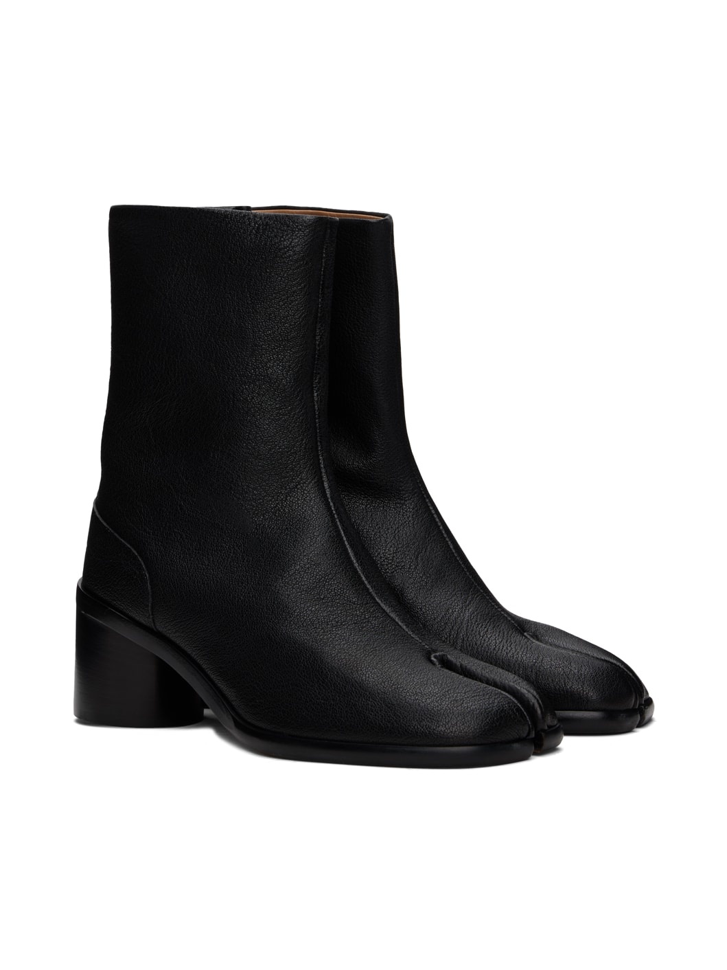 Black Tabi Ankle Boots - 4