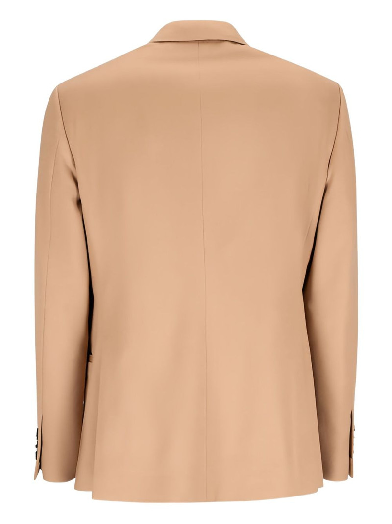 LARDINI double-breasted peak-lapel jacket outlook