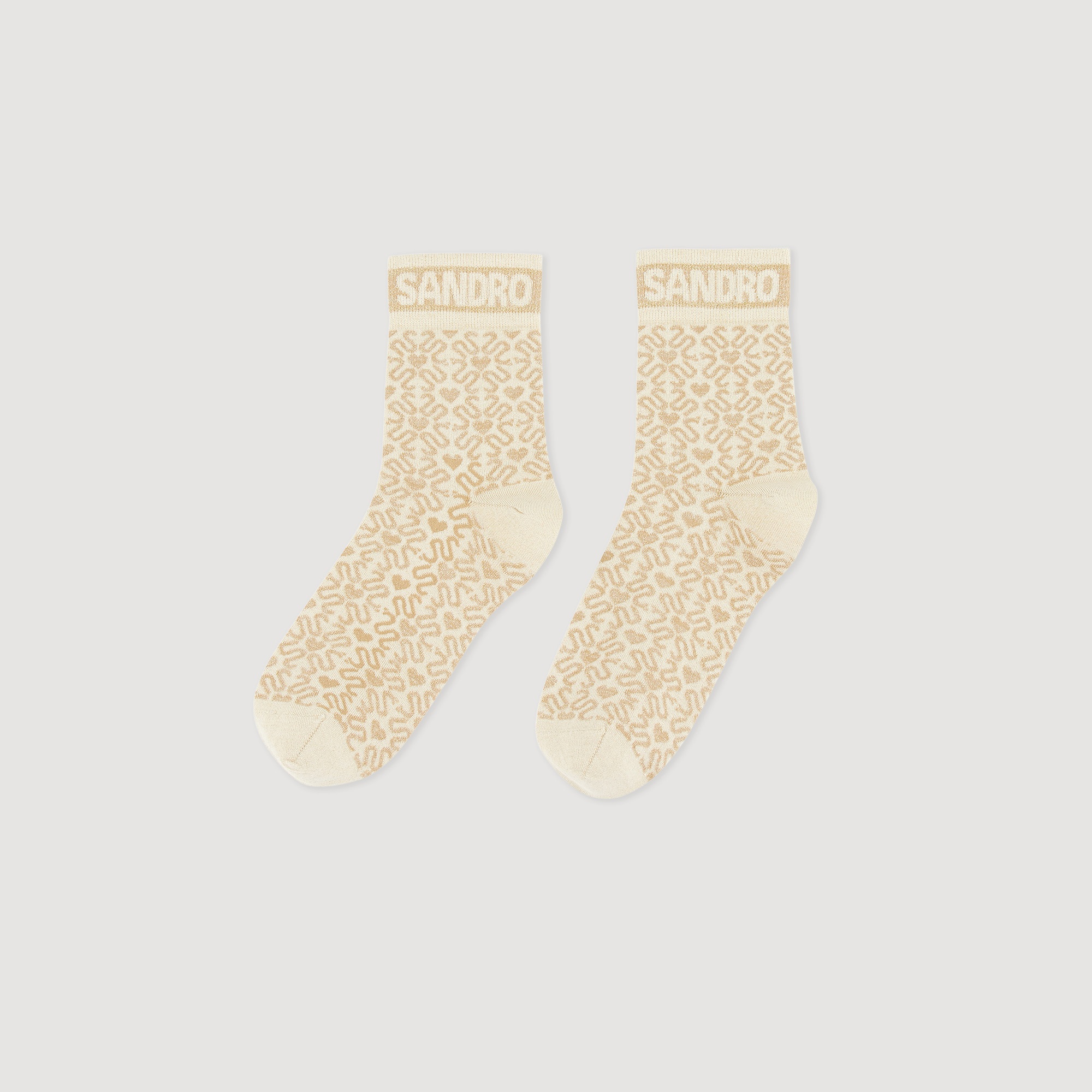 Shiny double S socks - 1