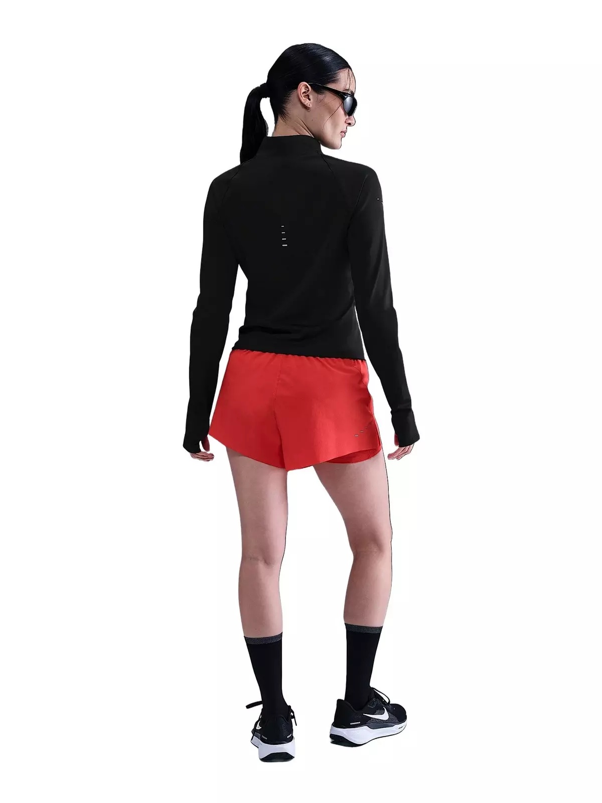 Women's Swift Dri-FIT Full-Zip Mid-Layer Running Jacket -Black - 5