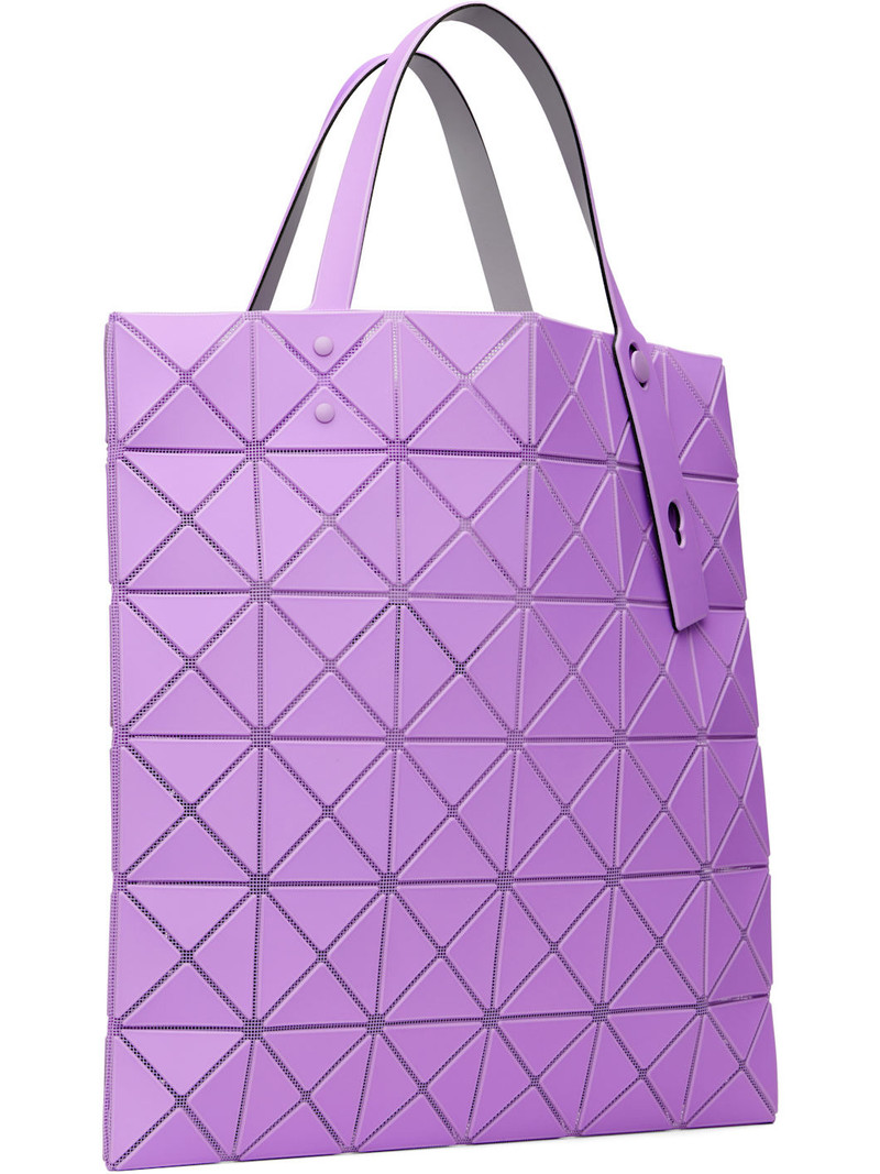 BAO BAO ISSEY MIYAKE Purple Lucent W Color Tote outlook