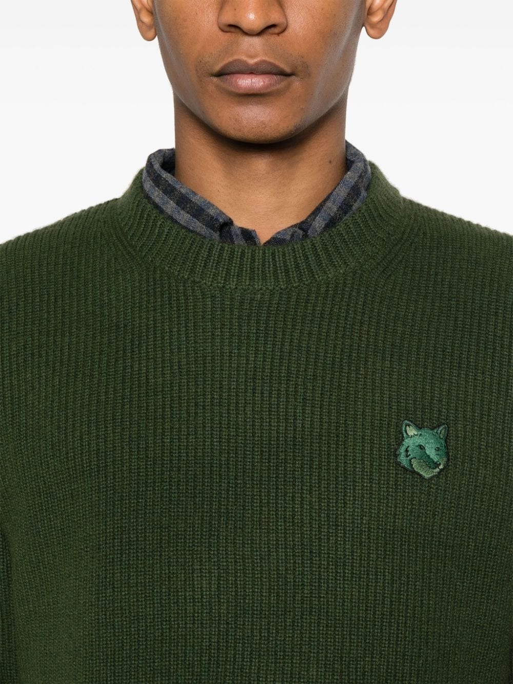 fox-motif sweater - 5