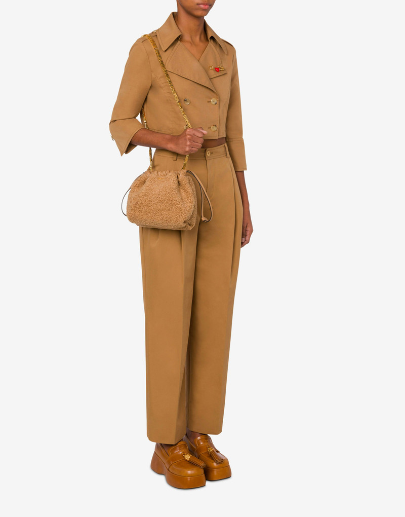 Moschino MINI LETTERING BUCKET BAG outlook