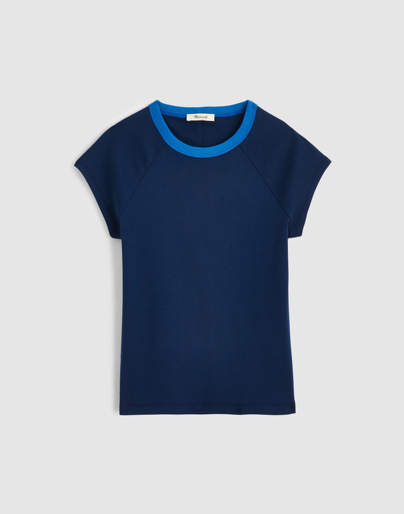 The '90s Crewneck Tee in Compact Cotton 1