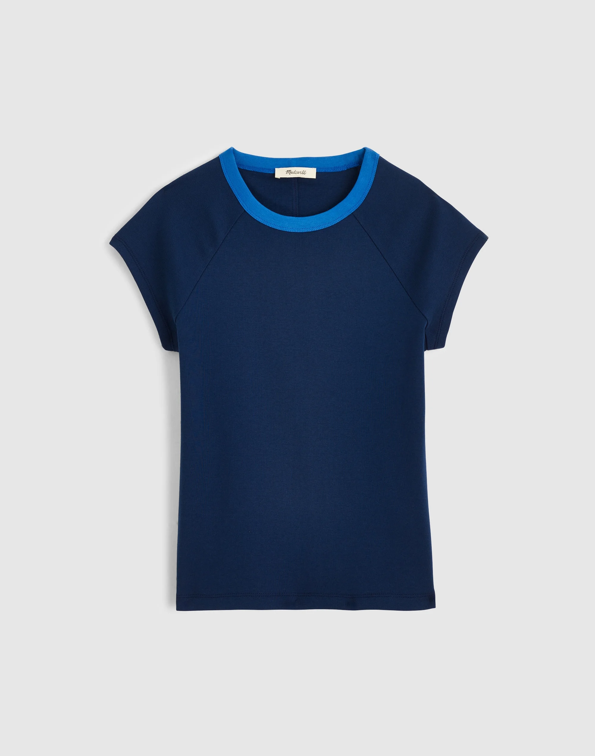 The '90s Crewneck Tee in Compact Cotton - 1