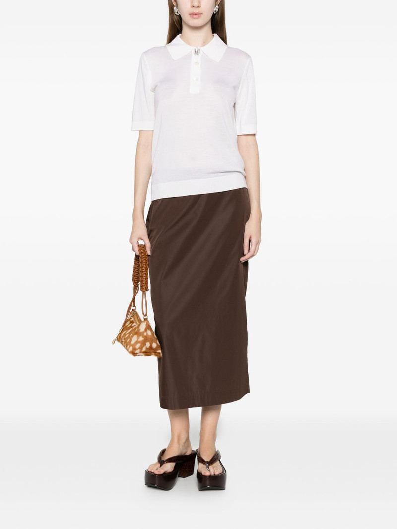 N°21 embellished-button polo top outlook