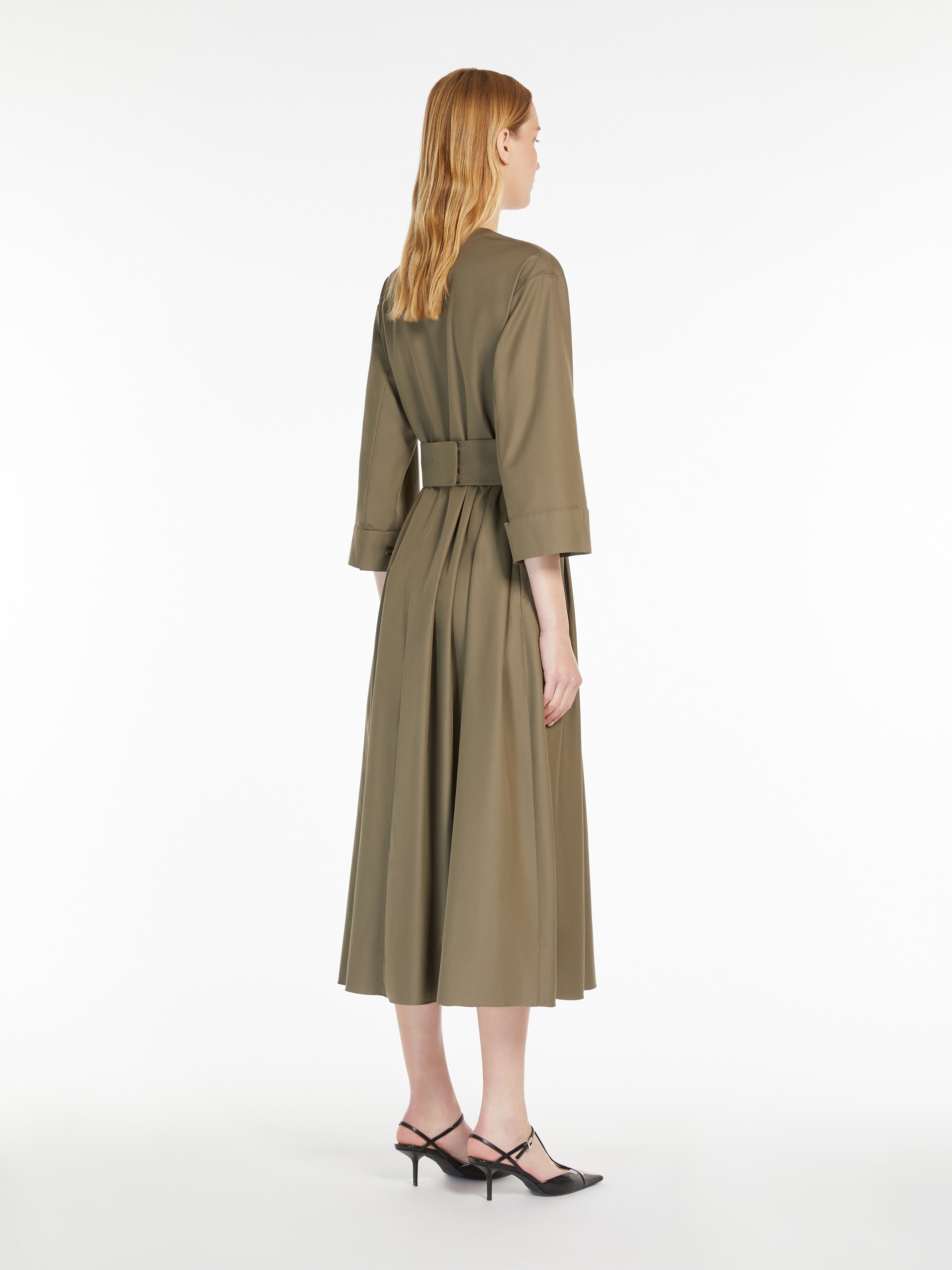 ARCELLA Cotton shirt dress - 4