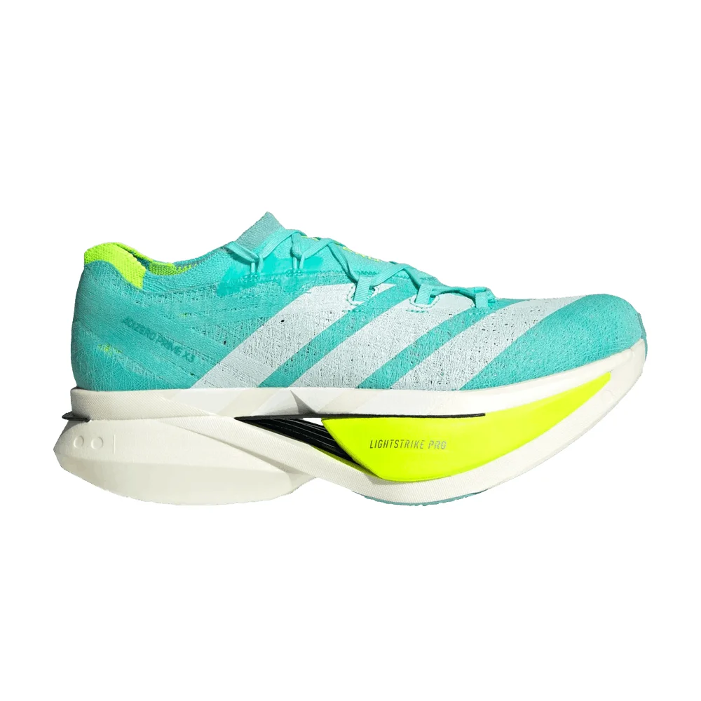 Adidas Adizero Prime X 3.0 Strung 'Flash Aqua Lucid Lemon' - 1