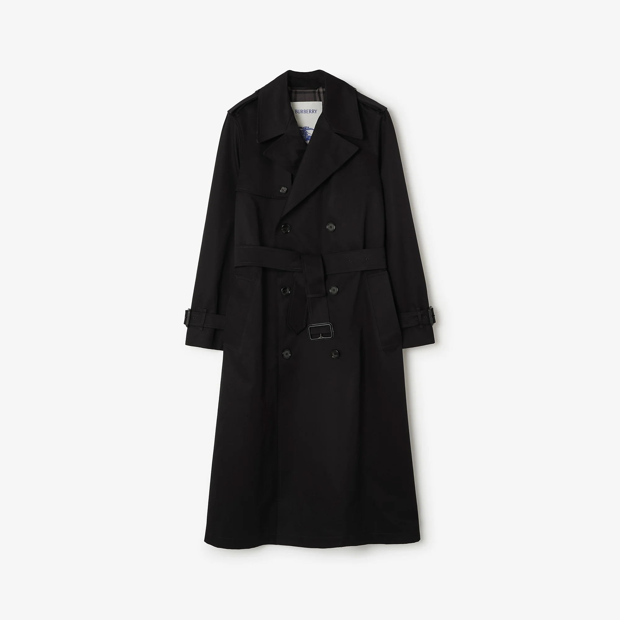 Long Gabardine Hoxton Trench Coat - 1