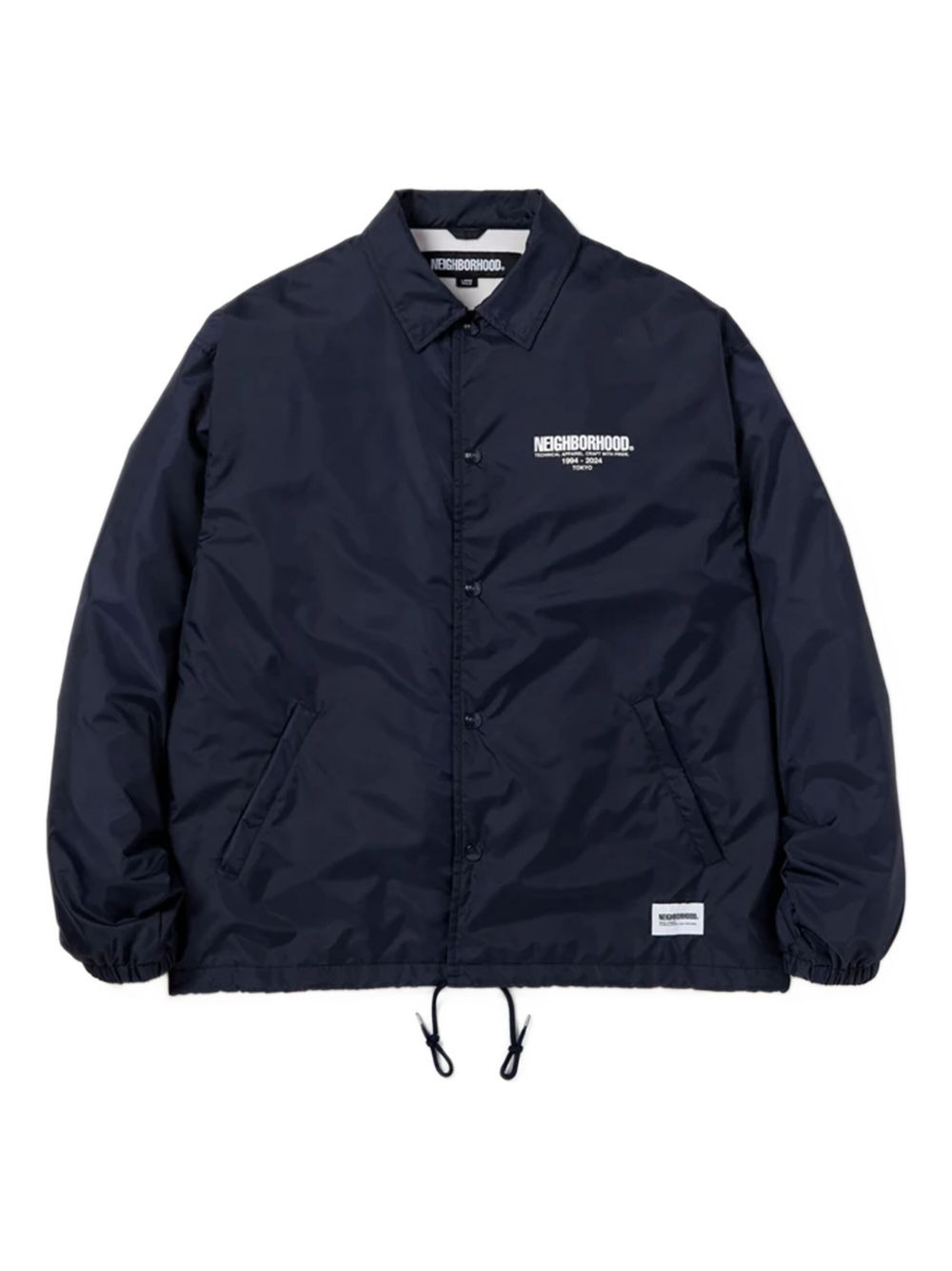 logo-patch zip-fastening jacket - 1