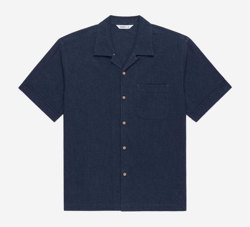 Vacation Shirt - Blue Linen - 1