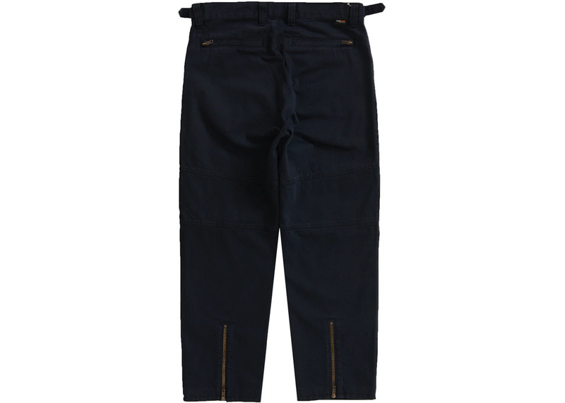 Supreme Supreme Vanson Leathers Cordura Denim Racing Pant Black outlook