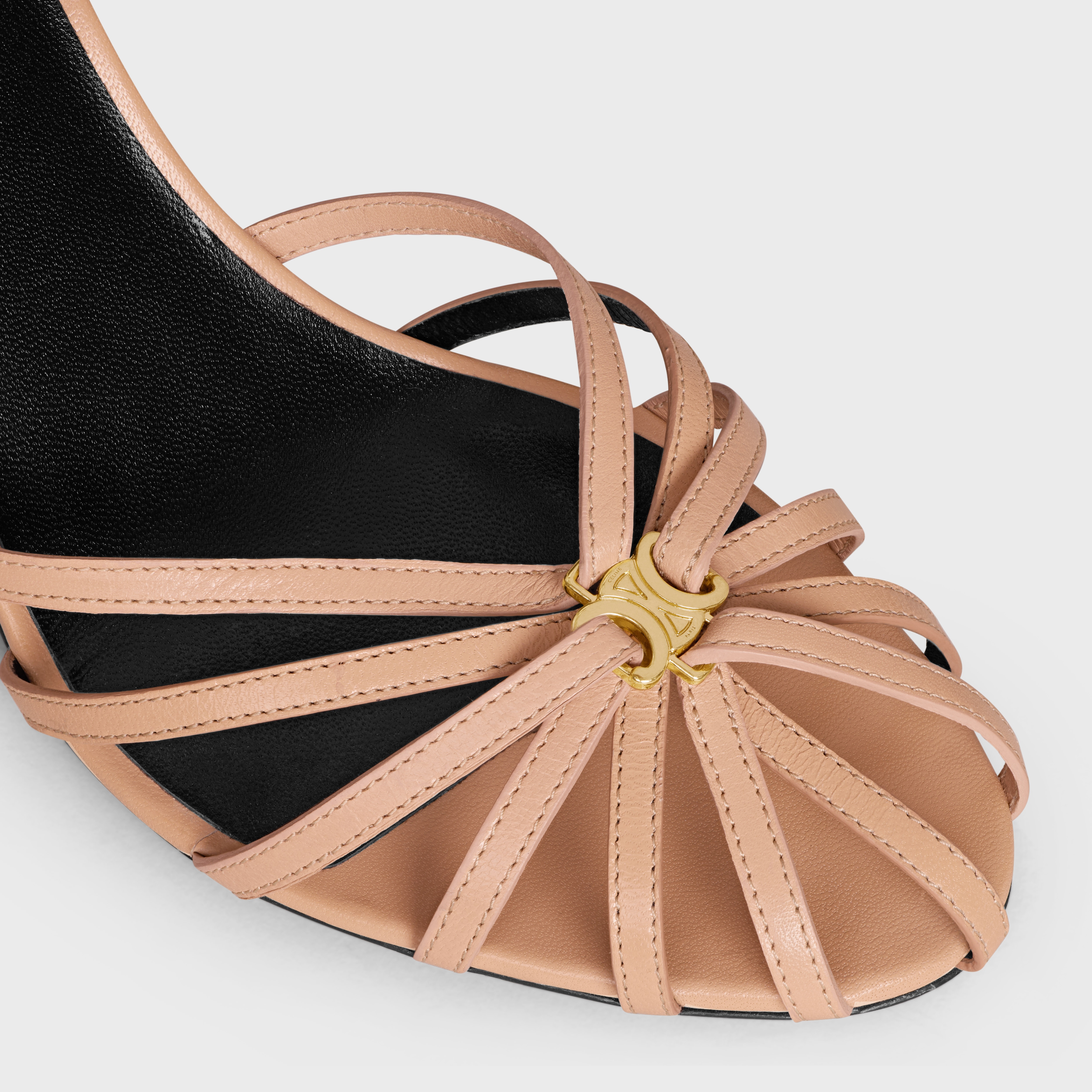CELINE CELINE TRIOMPHE SANDAL IN KIDSKIN | REVERSIBLE