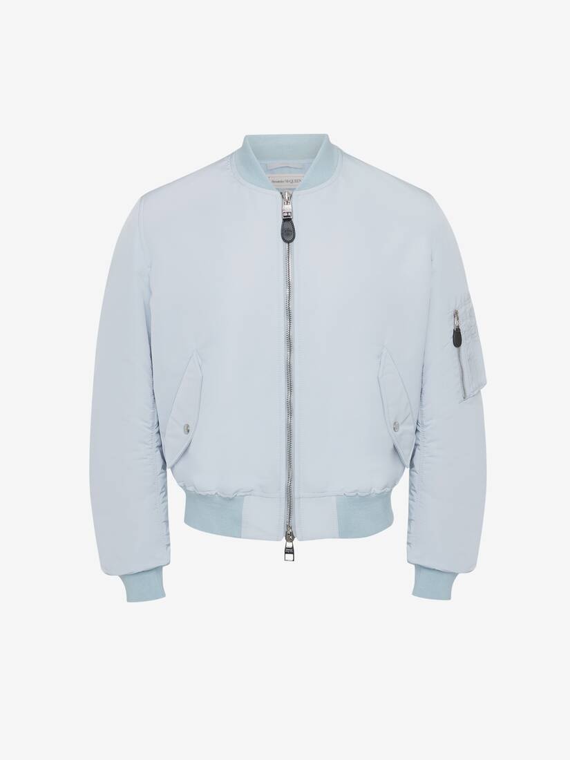 Men's Polyfaille Bomber Jacket in Paradise Blue - 1