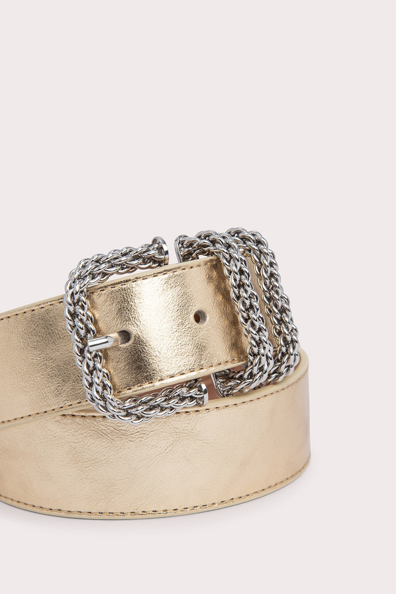 Katina Parchment Metallic Leather 3