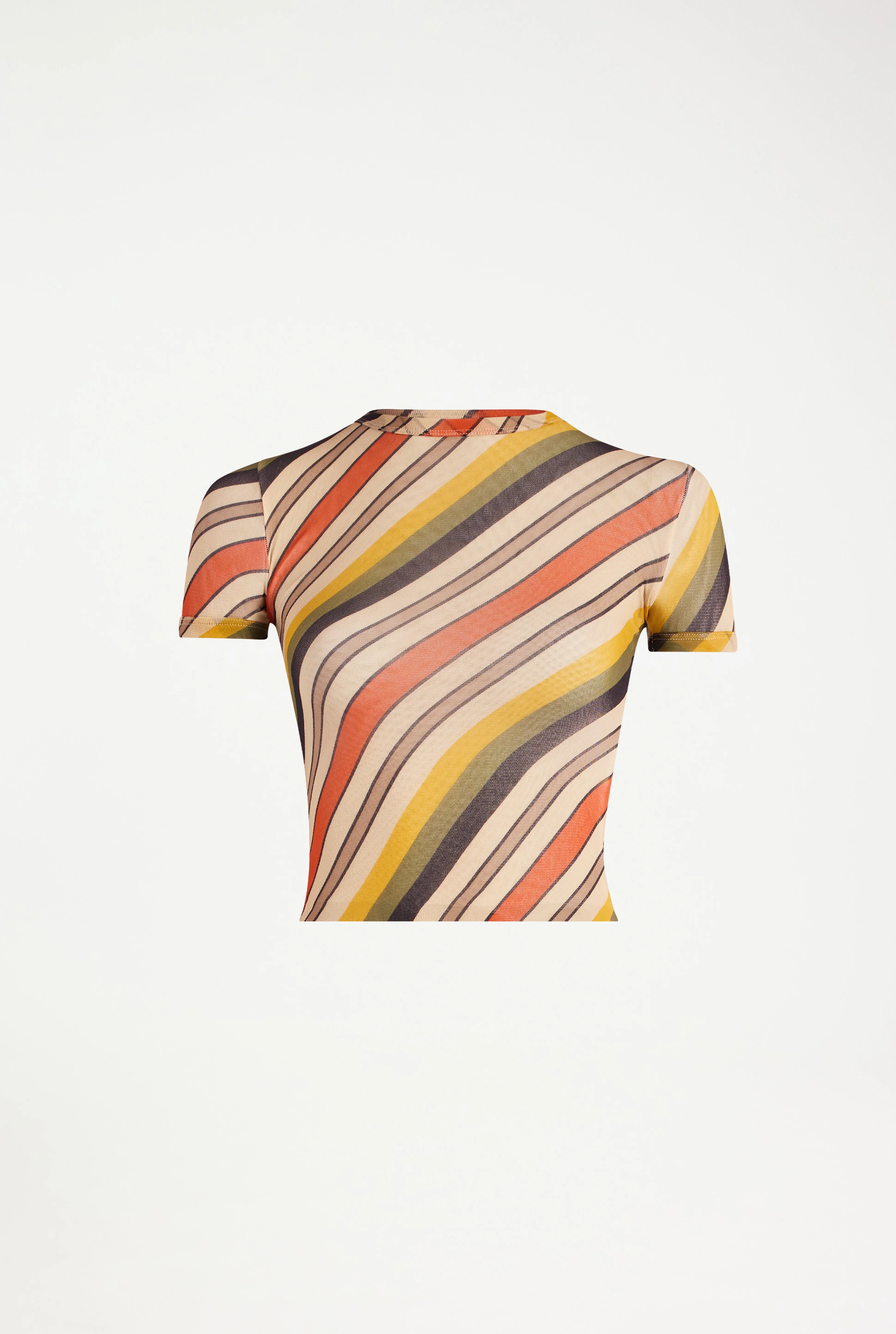 THE RETRO STRIPE BABY TEE - 1