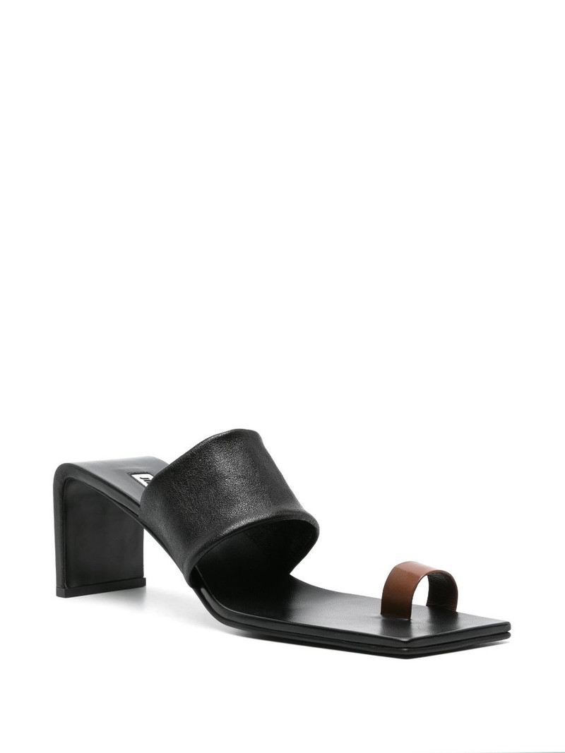 Jil Sander 75mm leather mules outlook