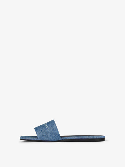 Givenchy 4G FLAT MULES IN DENIM outlook