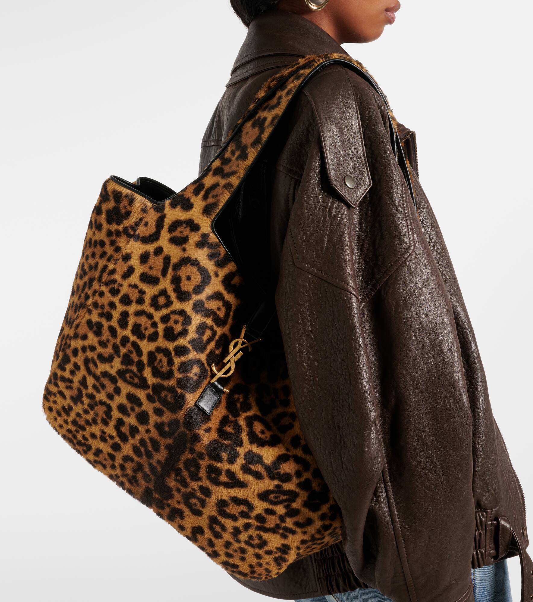 Le 5 À 7 Bea leopard-print shoulder bag - 2