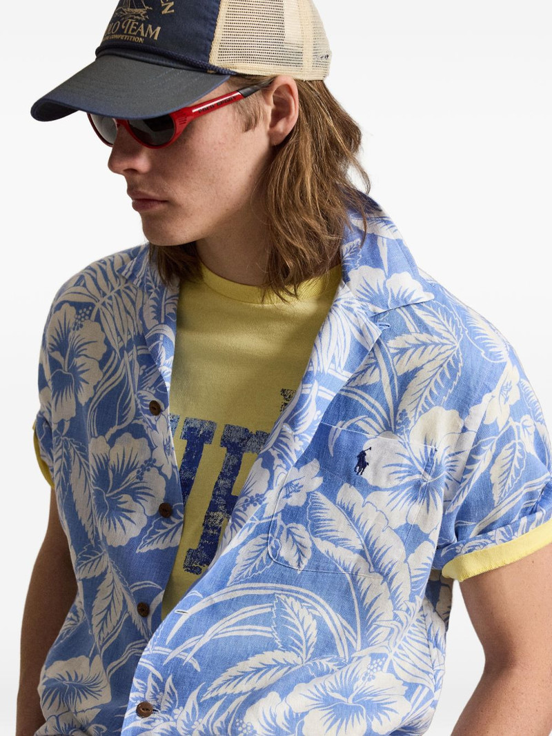 floral-print pocket shirt 6