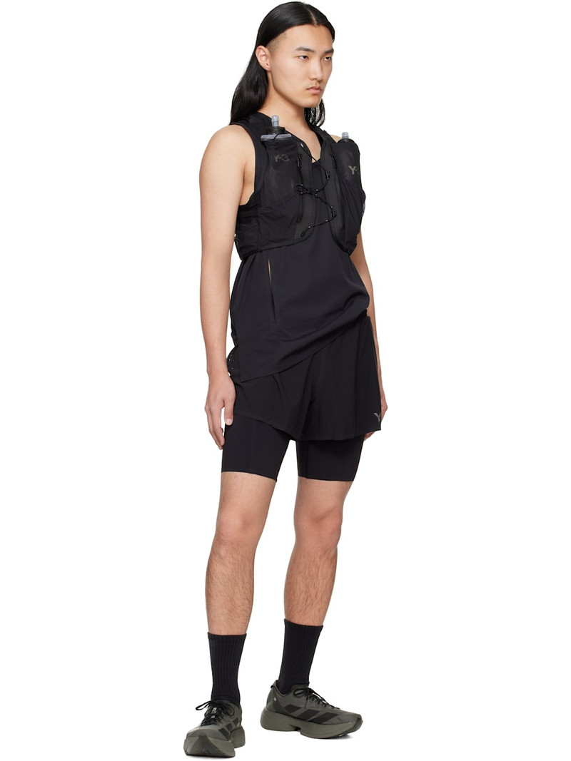 Y-3 Black Running Shorts outlook