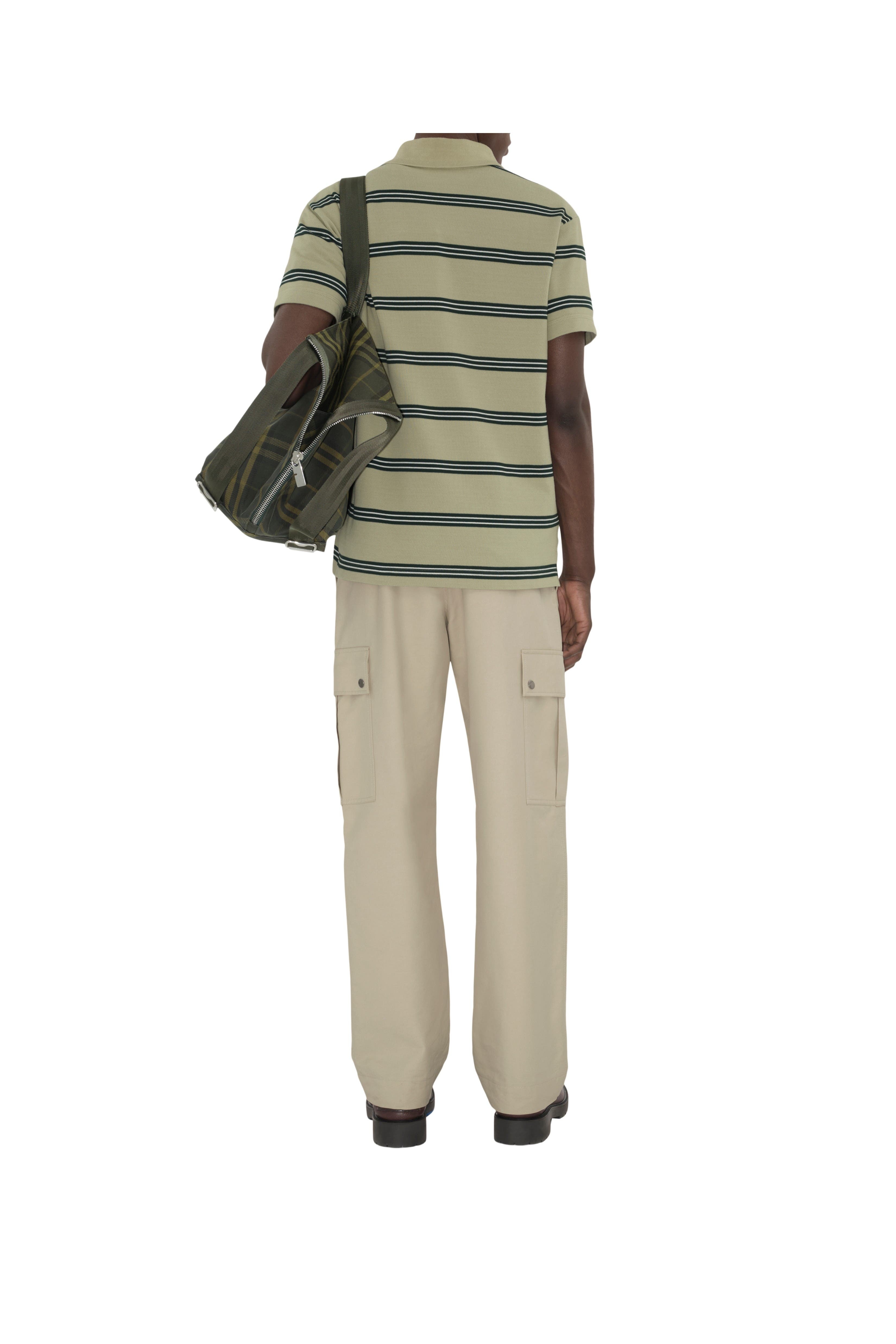 burberry Striped Cotton Polo Shirt in Shire at Nordstrom - 4