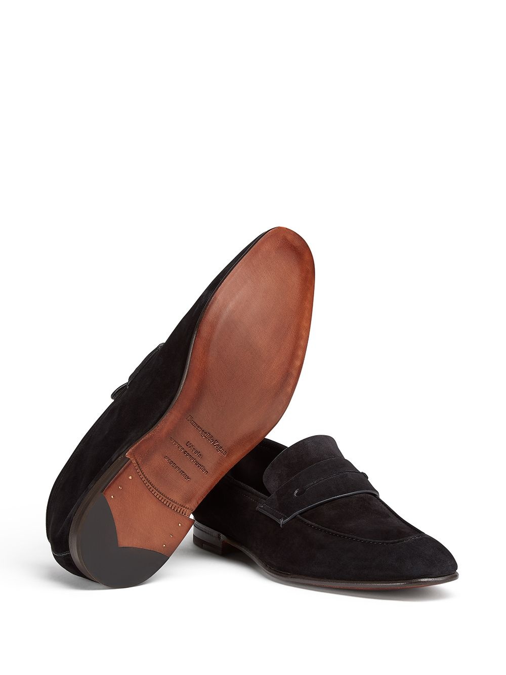 low-heel penny loafers - 5