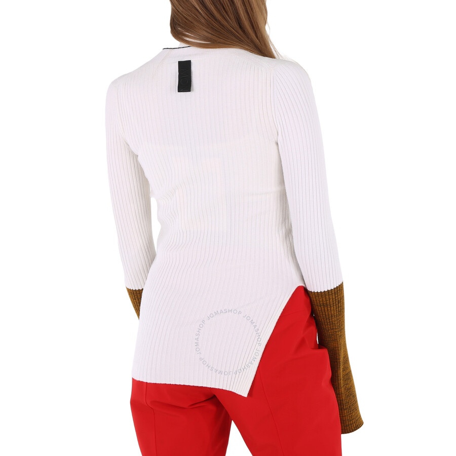 Moncler Ladies 1952 Turtleneck Contrast Cuff Sweater, Size Small - 5