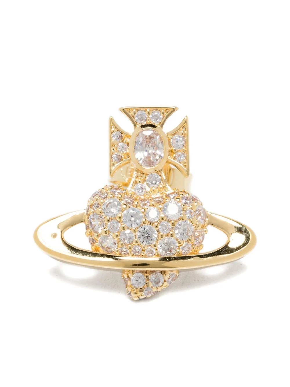 Agnatha crystal-embellished earrings - 1