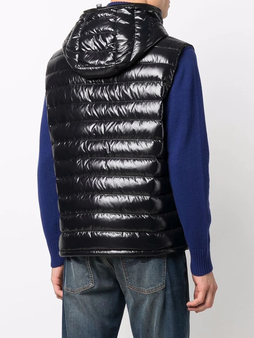 quilted down gilet - 4