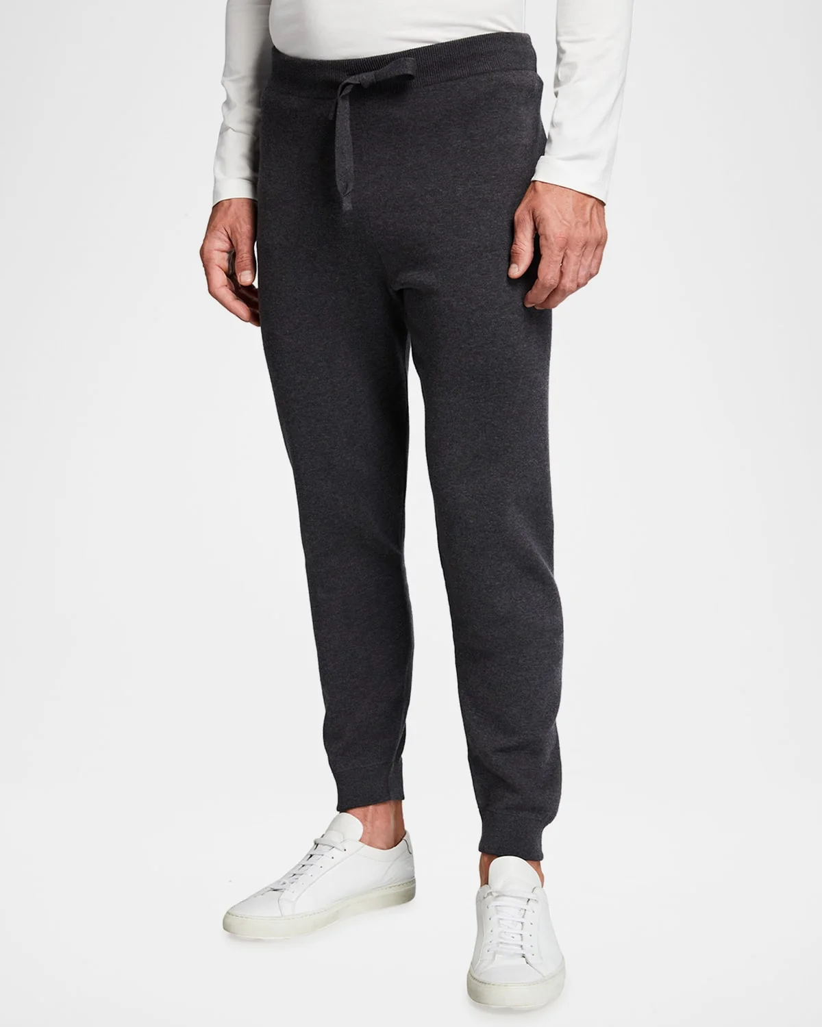 Men's Solid Track Suit Pants - 1