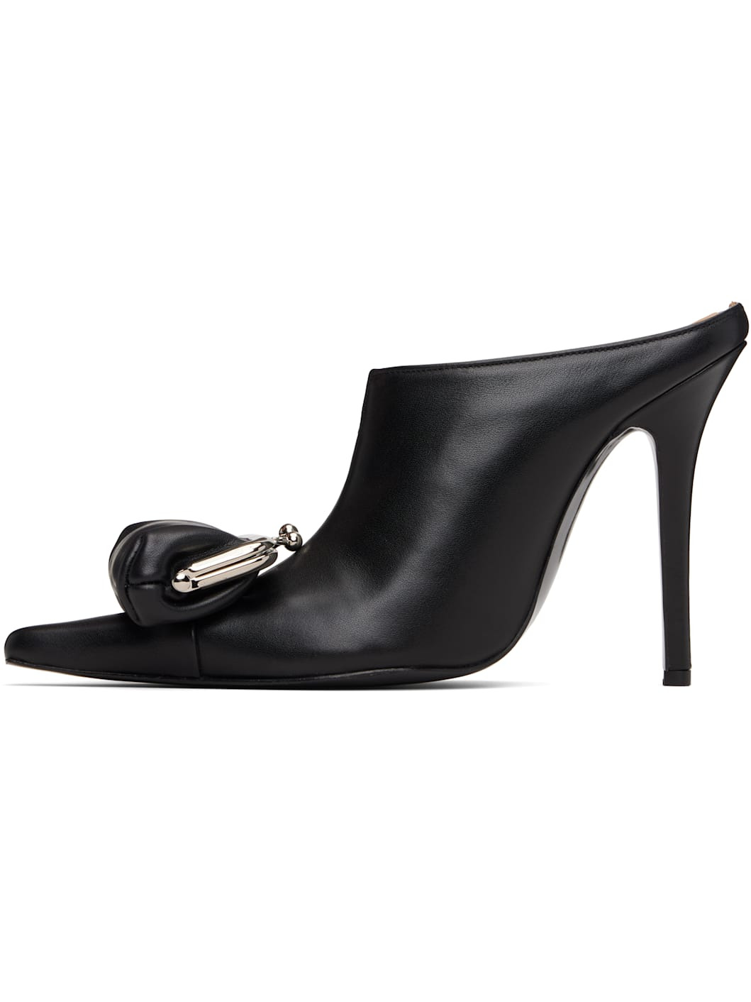 Black Coin Purse Pointy Heels - 3