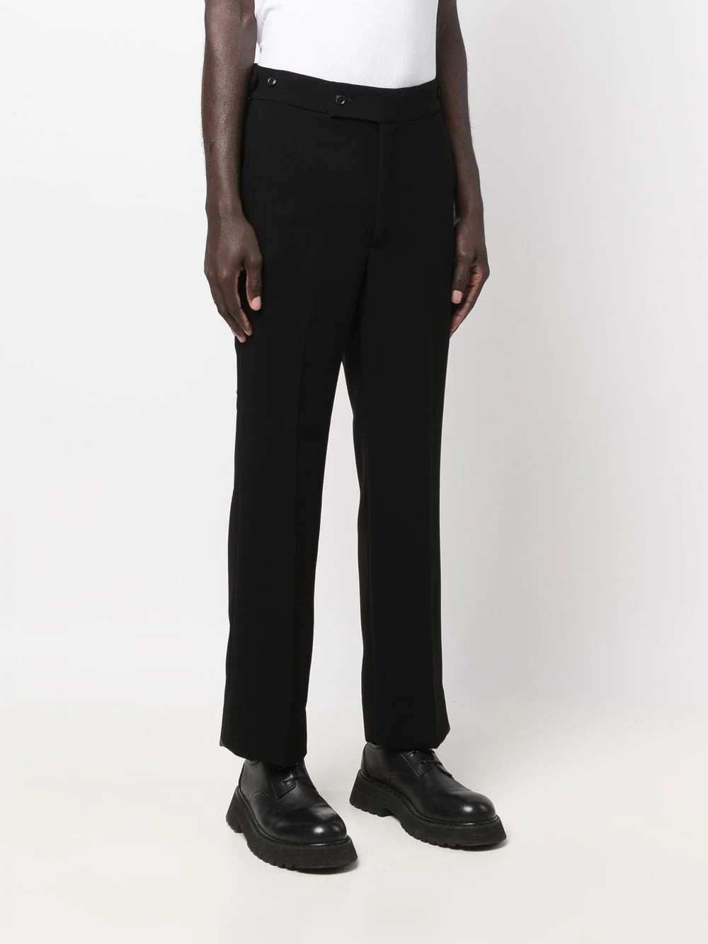 mid-rise tailored trousers - 3